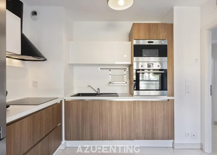 Azurenting - T2 Front De - Clim - Parking Apartman *